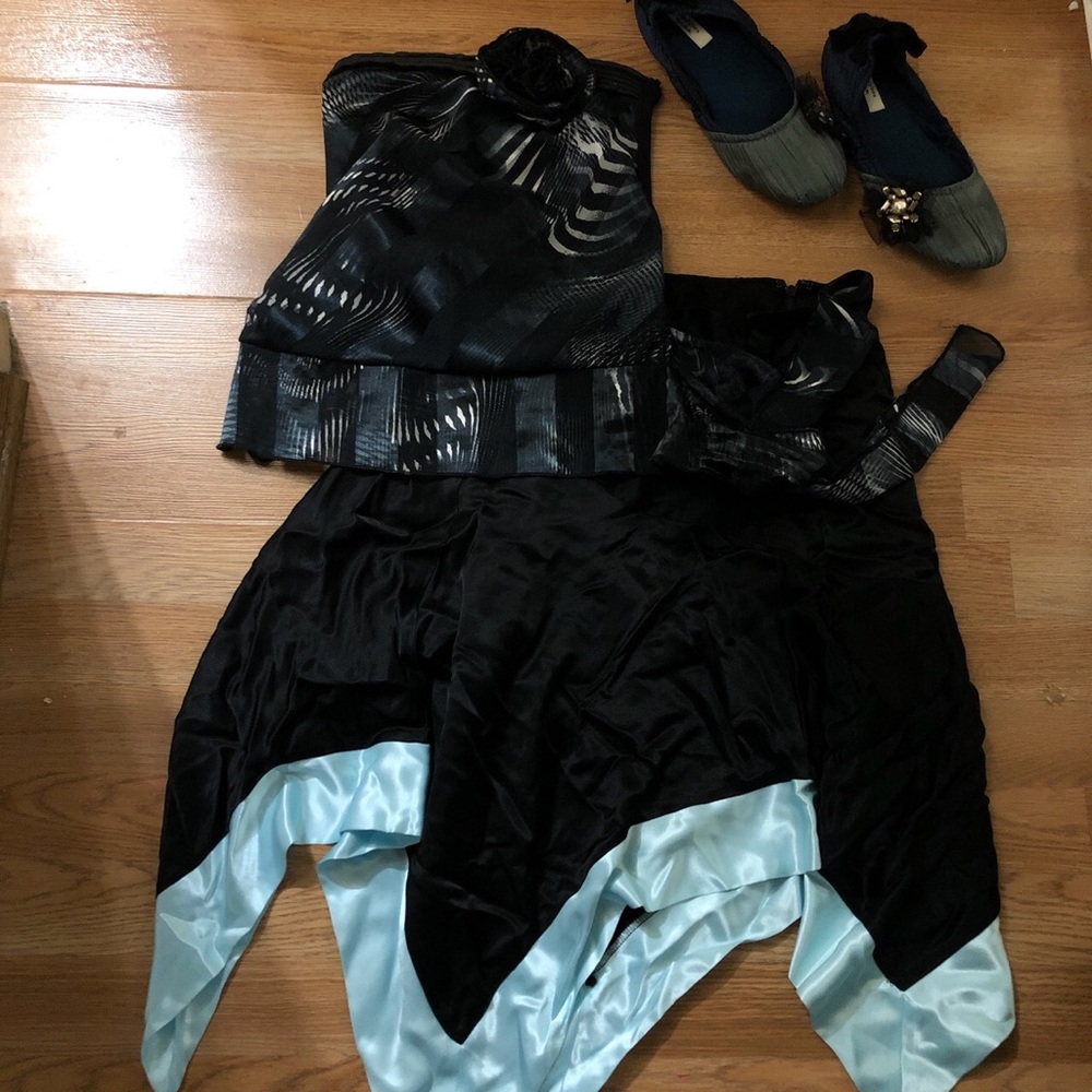 Y2k asymmetrical fairy skirt